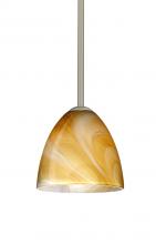  1TT-4470HN-LED-SN - Besa Vila LED Pendant Honey Satin Nickel 1x9W LED