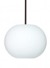  1TT-477507-LED-BR - Besa Jordo LED Pendant 1Tt Opal Matte Bronze 1x11W LED