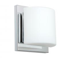  1WS-787307-LED-CR - Besa Wall Paolo Chrome Opal Matte 1x50W G9