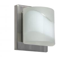  1WS-787399-SN - Besa Wall Paolo Satin Nickel Opal Frost 1x50W G9