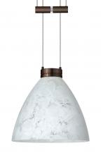  1XA-177919-BR - Besa Pendant Mia Bronze Carrera 1x50W Halogen