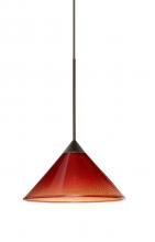  1XC-117681-BR - Besa Pendant Kona Bronze Sunset 1x50W Halogen