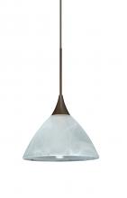  1XC-174352-LED-BR - Besa Pendant Domi Bronze Marble 1x6W LED