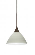  1XC-1743KR-LED-BR - Besa Pendant Domi Bronze Chalk 1x6W LED