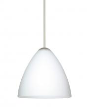  1XC-177907-LED-SN - Besa Pendant Mia Satin Nickel Opal Matte 1x5W LED