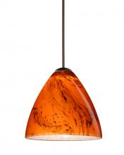  1XC-1779HB-BR - Besa Pendant Mia Bronze Habanero 1x50W Halogen