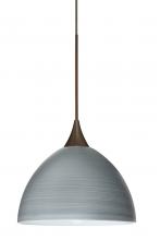  1XC-4679TN-BR - Besa Pendant Brella Bronze Titan 1x50W Halogen