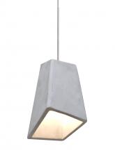  1XC-SKIPNA-LED-SN - Besa Skip Cord Pendant, Natural, Satin Nickel Finish, 1x9W LED