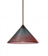  1XT-117691-BR - Besa Pendant Kona Bronze Bi-Color 1x50W Halogen