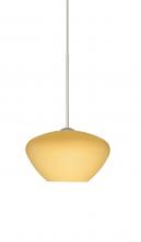  1XT-5410VM-SN - Besa Pendant Peri Satin Nickel Vanilla Matte 1x50W Halogen