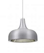  1XT-PERSIA-LED-SN - Besa, Persia Cord Pendant, Satin Nickel Finish, 1x9W LED