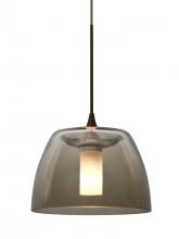  1XT-SPURSM-BR - Besa Spur Cord Pendant, Smoke, Bronze Finish, 1x35W Halogen