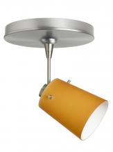  1SP-511880-SN - Besa Spotlight Tammi 3 Satin Nickel Amber Matte 1x50W Halogen Mr16