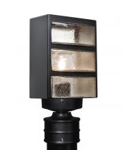  351358-POST - Costaluz, 3513 Series Wall Sconce, Black/Smoke Bubble,  Finish, 1x75W Incandescent