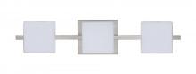  3WS-773507-SN - Besa Wall Alex Satin Nickel Opal Matte 3x50W G9