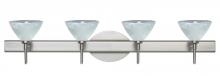  4SW-174352-LED-SN - Besa Wall Domi Satin Nickel Marble 4x5W LED