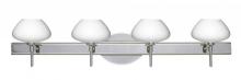  4SW-541007-CR - Besa Wall Peri Chrome Opal Matte 4x40W G9