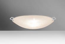  8418GL-SN - Besa Ceiling Sonya 17 Satin Nickel Glitter 2x100W G9