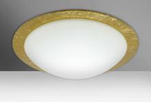  9770GFC-LED - Besa Ceiling Ring 19 White/Gold Foil Ring 3x9W LED