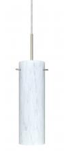  B-493019-MED-SN - Besa Copa Pendant For Multiport Canopy Satin Nickel Carrera 1x40W B10 Medium Base