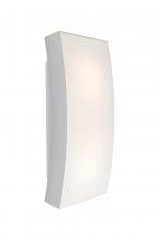  BILLOW15-SL - Besa, Billow 15 Outdoor Sconce, Opal/Silver, Silver Finish, 2x60W Medium Base