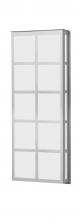  BREE26-WA-SL - Besa Outdoor Bree 26 Silver White Acrylic 3x60W B10