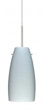  J-1512KR-SN - Besa Tao 10 Pendant For Multiport Canopy Satin Nickel Chalk 1x100W Medium Base