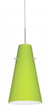  J-412435-SN - Besa Cierro Pendant For Multiport Canopy Satin Nickel Chartreuse 1x100W Medium Base