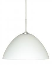  J-420107-SN - Besa Tessa Pendant For Multiport Canopy Satin Nickel White 1x75W Medium Base