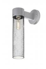  JUNI16CL-WALL-SL - Besa, Juni 16 Outdoor Sconce, Clear Bubble, Silver Finish, 1x60W Medium Base