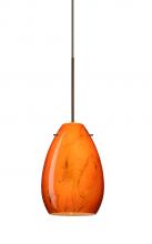  RXP-1713HB-BR - Besa Pendant Pera 6 Bronze Habanero 1x50W Halogen