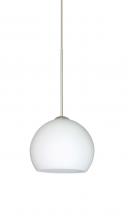  RXP-565807-SN - Besa Pendant Palla 5 Satin Nickel Opal Matte 1x50W Halogen