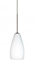  RXP-719807-BR - Besa Pendant Karli Bronze Opal Matte 1x50W Halogen