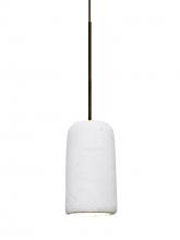  RXP-GLIDEWH-LED-BR - Besa Glide Cord Pendant, White, Bronze Finish, 1x2W LED