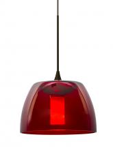  RXP-SPURRD-BR - Besa Spur Cord Pendant, Red, Bronze Finish, 1x35W Halogen