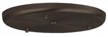  T23XL-BR-277 - Besa 3-Light Large Round Canopy Bronze 277V