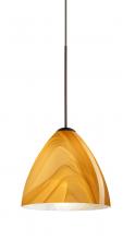  X-1779HN-BR - Besa Pendant For Multport Canopy Mia Bronze Honey 1x50W Halogen