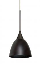  X-1858MB-LED-BR - Besa Divi Pendant, Metal Bronze, Bronze, 1x9W LED