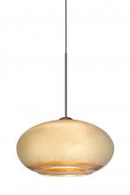  X-2492GF-BR - Besa Pendant For Multiport Canopy Brio 7 Bronze Gold Foil 1x35W Halogen