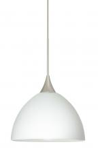  X-467907-SN - Besa Pendant For Multiport Canopy Brella Satin Nickel White 1x50W Halogen