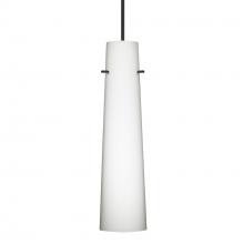  X-567407-BK-277 - Besa Camino Pendant for Multiport Canopy Black Opal Matte 1x50W Halogen, 277V