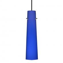  X-5674CM-BK-277 - Besa Camino Pendant for Multiport Canopy Black Cobalt Blue Matte 1x50W Halogen, 277V