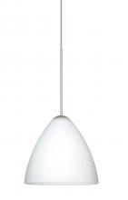  XP-177907-SN - Besa Pendant Mia Satin Nickel Opal Matte 1x50W Halogen