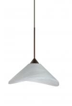  XP-191352-BR - Besa Pendant Hoppi Bronze Marble 1x50W Halogen