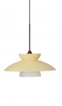  XP-271897-BR - Besa Pendant Trilo 7 Bronze Champagne 1x50W Halogen