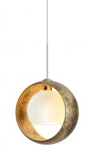  XP-4293GG-SN - Besa Pendant Pogo Satin Nickel Gold/Inner Gold 1x35W Halogen