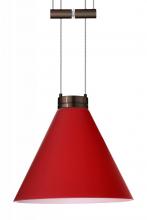  1XA-5121RM-BR - Besa Pendant Kani Bronze Ruby Matte 1x50W Halogen