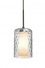  J-ESACL-BR - Besa, Esa Cord Pendant For Multiport Canopy, Clear, Bronze Finish, 1x60W Medium Base