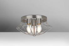  SPEZZA13C-EDIL-SN - Besa Ceiling Spezza 13 Satin Nickel 3x9W LED Filament