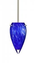  1TT-412586-LED-SN - Besa Juli LED Pendant Blue Cloud Satin Nickel 1x9W LED